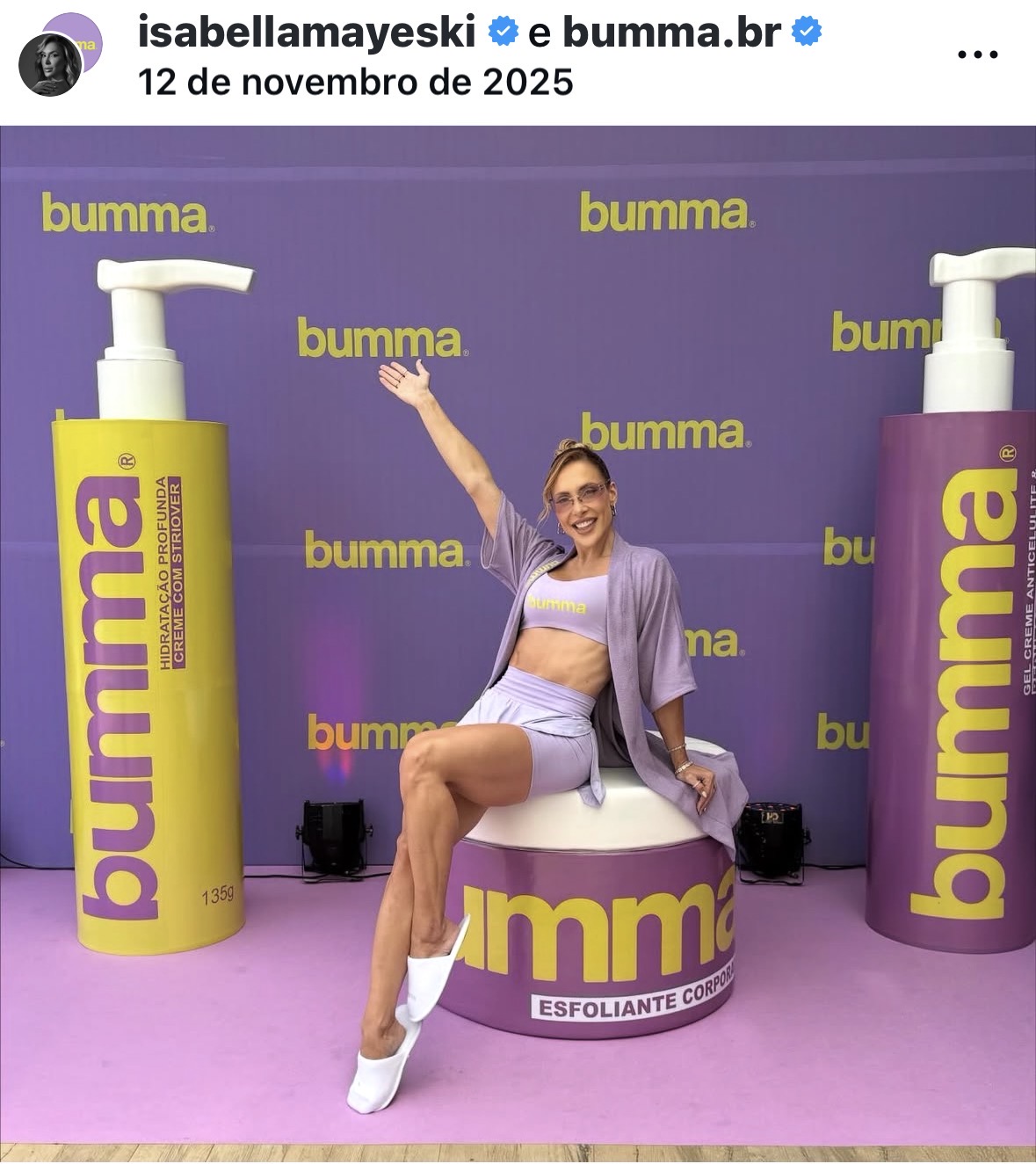 Cliente Bumma @isabellamayeski